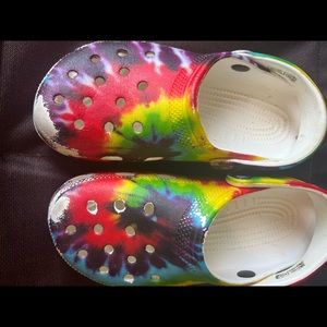 Rainbow Crocs